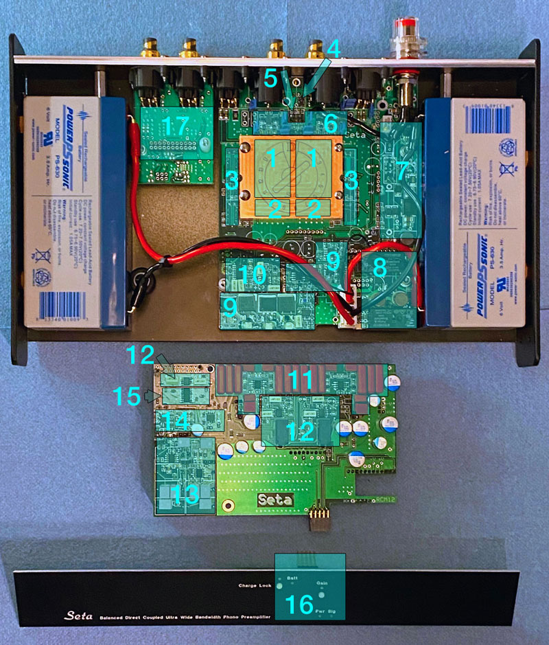 Seta - Balanced Direct Coupled Ultra Wide Bandwidth Phono Preamplifiers