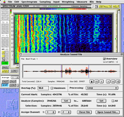 Mac the Scope Spectrogram